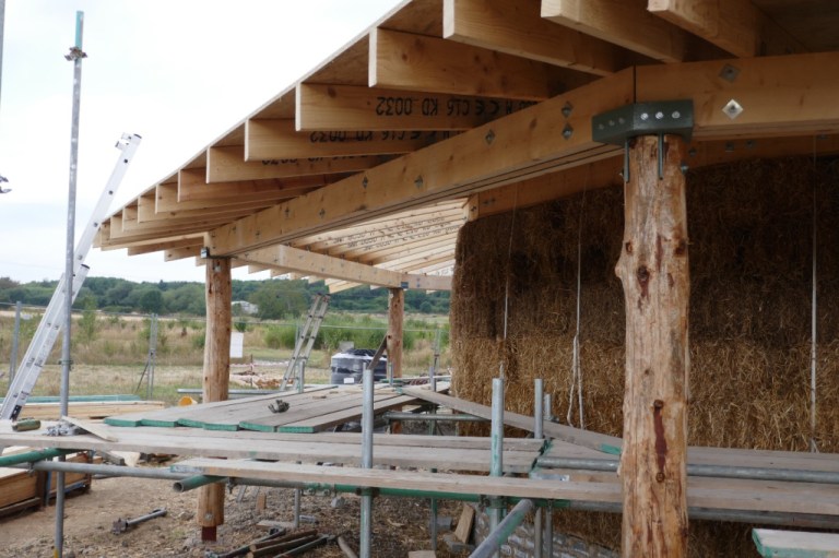 Scaffolding ready to be removed
